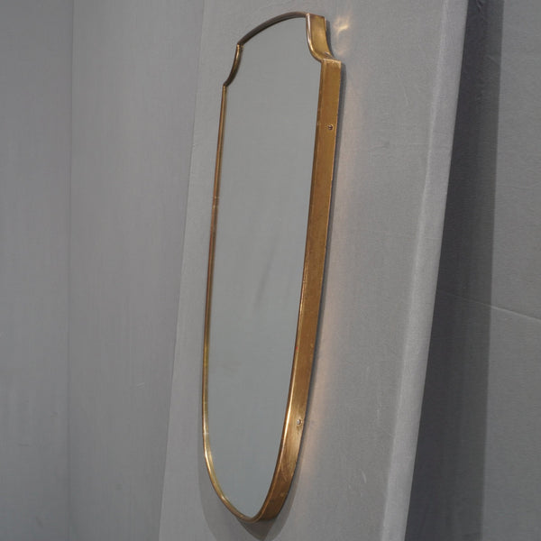 1950s Italian Shield Shape Wall Mirror - REHAUS - Unknown