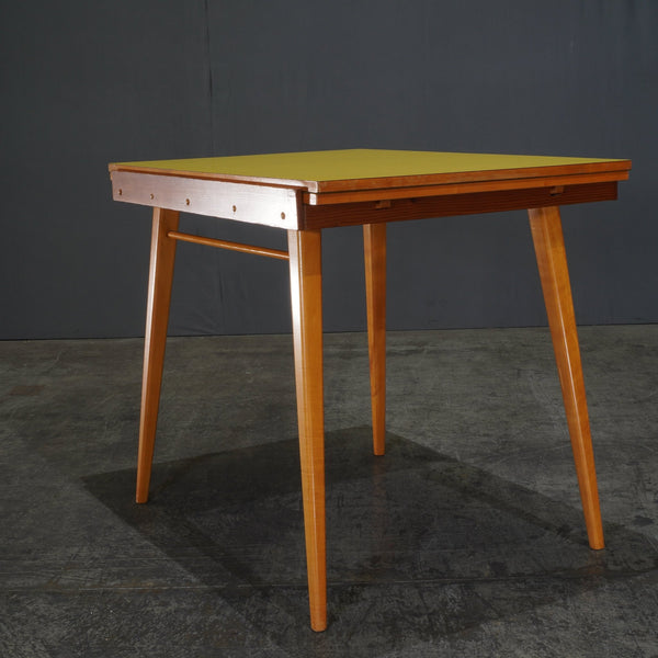 1960s Formica Folding Dining Table in Yellow - REHAUS - Unknown