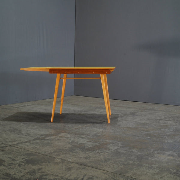 1960s Formica Folding Dining Table in Yellow - REHAUS - Unknown