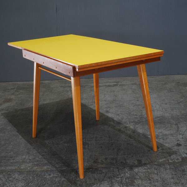 1960s Formica Folding Dining Table in Yellow - REHAUS - Unknown