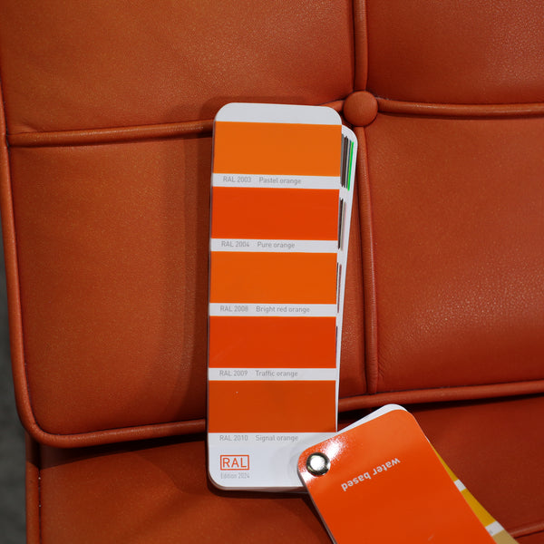 Knoll Barcelona Chairs and Footstool by Ludwig Mies van der Rohe