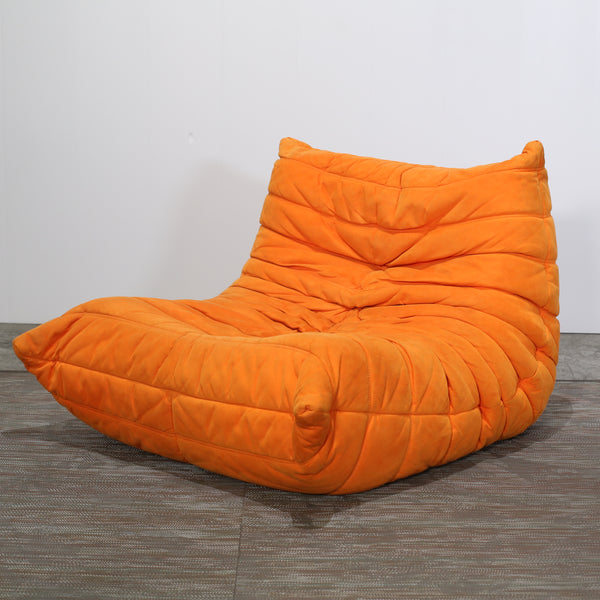 Ligne Roset Orange Togo Fireside Chair by Michel Ducaroy