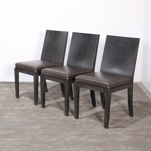 Hermès Reeditions Dining Chairs by Jean-Michel Frank, Set of Eight