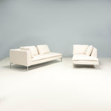 B&B Italia by Antonio Citterio Ivory Cream Fabric Charles Corner Sofa, 2022