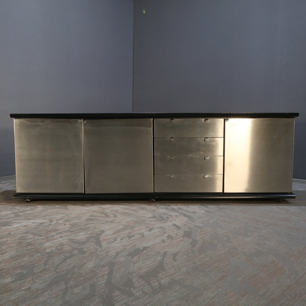 Black and Platinum Sideboard by Lodovico Acerbis