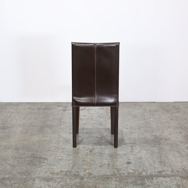 Arper Leather Dining Chairs, Set of Six @ REHAUS