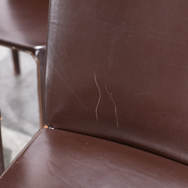 Arper Leather Dining Chairs, Set of Six @ REHAUS