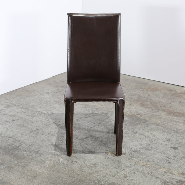 Arper Leather Dining Chairs, Set of Six @ REHAUS