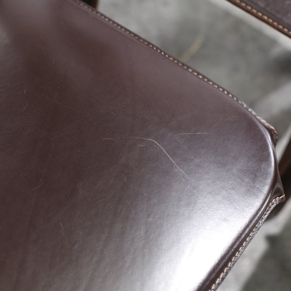 Arper Leather Dining Chairs, Set of Six @ REHAUS