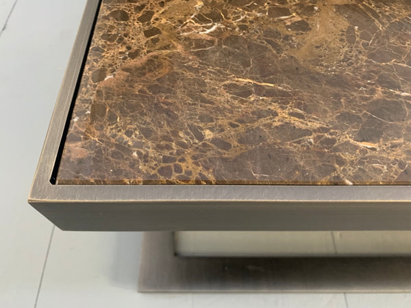 Baxter of Italy Paul Large Sofa Coffee Table - In Emperador Marble @ REHAUS