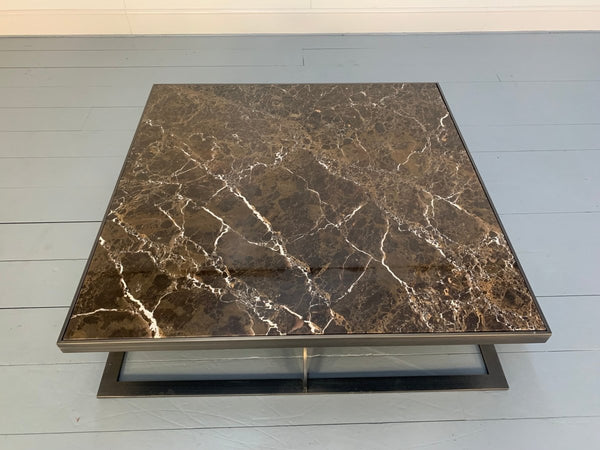 Baxter of Italy Paul Large Sofa Coffee Table - In Emperador Marble @ REHAUS