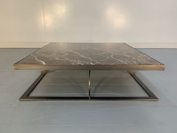 Baxter of Italy Paul Large Sofa Coffee Table - In Emperador Marble @ REHAUS