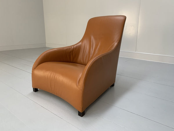 B&B Italia Armchairs - Maxalto Kalos 9750 - In Tan Brown Alfa Leather @ REHAUS