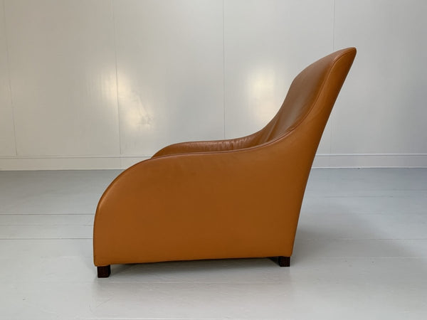 B&B Italia Armchairs - Maxalto Kalos 9750 - In Tan Brown Alfa Leather @ REHAUS