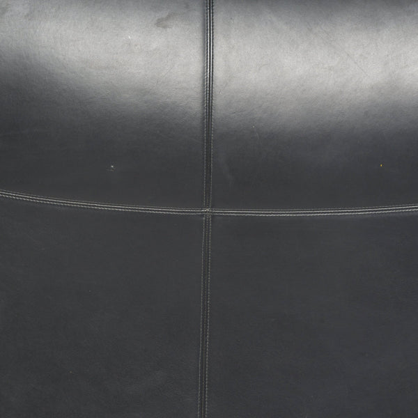 B&B Italia Black Leather Terminal 1 Chaise Longue Armchair by Jean - Marie Massaud - REHAUS - B&B Italia