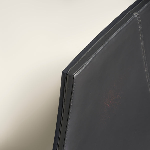 B&B Italia Black Leather Terminal 1 Chaise Longue Armchair by Jean - Marie Massaud - REHAUS - B&B Italia