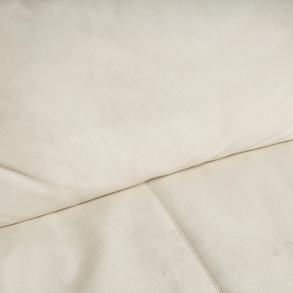 B&B Italia by Antonio Citterio Ivory Cream Leather Charles Corner Sofa - REHAUS - Antonio Citterio