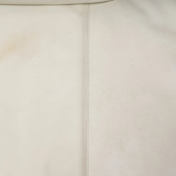 B&B Italia by Antonio Citterio Ivory Cream Leather Charles Corner Sofa - REHAUS - Antonio Citterio