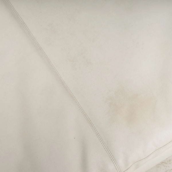 B&B Italia by Antonio Citterio Ivory Cream Leather Charles Corner Sofa - REHAUS - Antonio Citterio