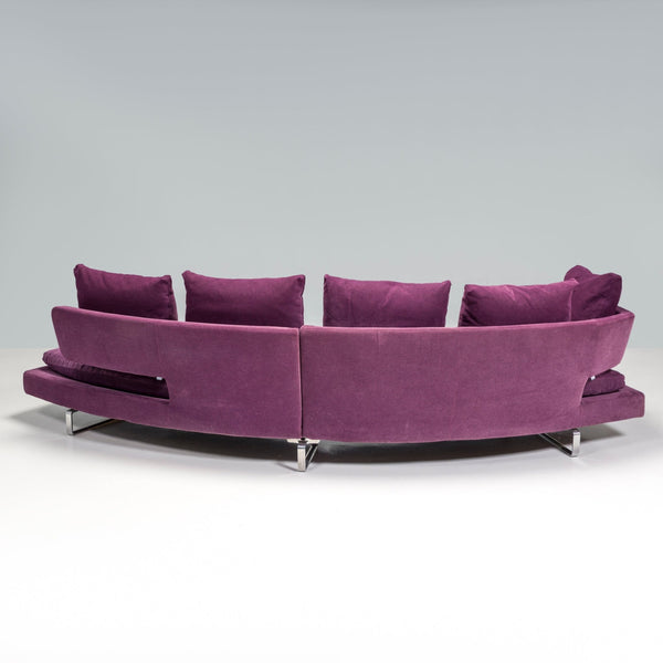 B&B Italia by Antonio Citterio Purple Fabric A320CS Arne Sofa, 2007 - REHAUS - B&B Italia