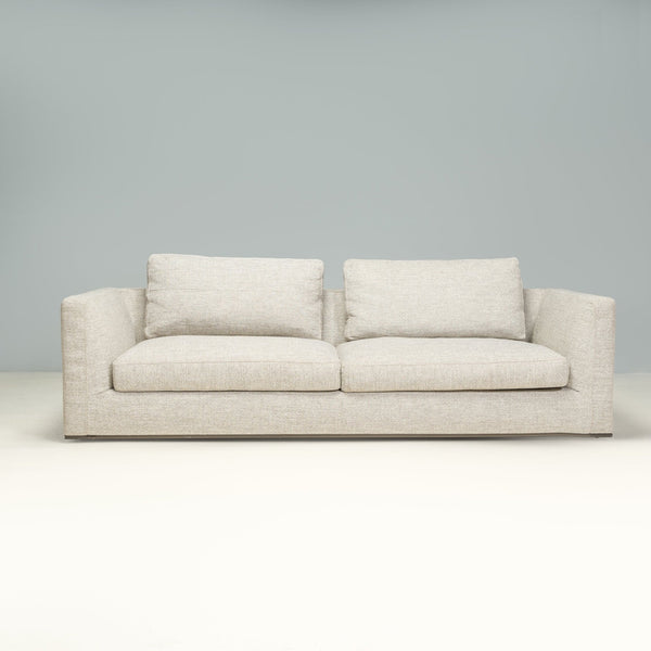 B&B Italia by Antonio Citterio Richard Grey Fabric Corner Sofa - REHAUS - Antonio Citterio
