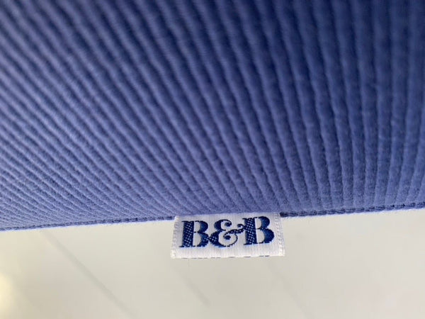 B&B Italia Florence Armchair - In Mid Blue Fabric @ REHAUS