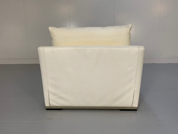 B&B Italia Maxalto Apta Armchair - In White Gamma Leather @ REHAUS