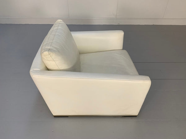 B&B Italia Maxalto Apta Armchair - In White Gamma Leather @ REHAUS