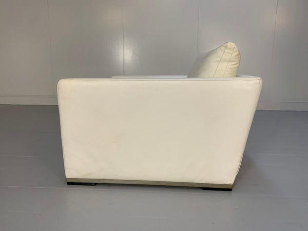 B&B Italia Maxalto Apta Armchair - In White Gamma Leather @ REHAUS