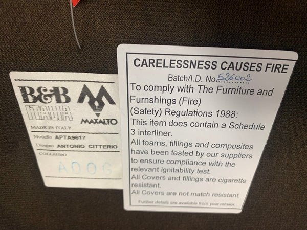 B&B Italia Maxalto Eunice Occasional Chair - In Purple Stripe - Velvet @ REHAUS