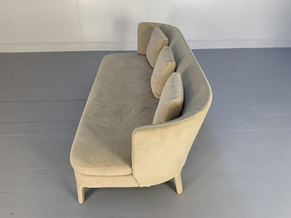 B&B Italia Sofa - Maxalto Febo 3 - Seat - In Ivory Cream Velvet @ REHAUS