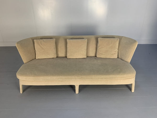 B&B Italia Sofa - Maxalto Febo 3 - Seat - In Ivory Cream Velvet @ REHAUS