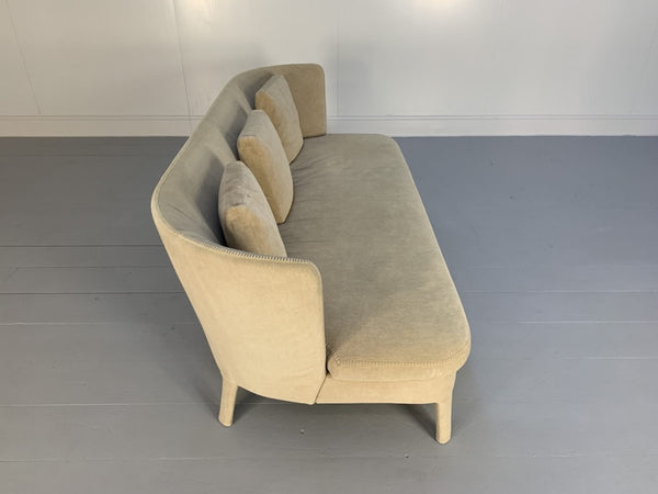 B&B Italia Sofa - Maxalto Febo 3 - Seat - In Ivory Cream Velvet @ REHAUS