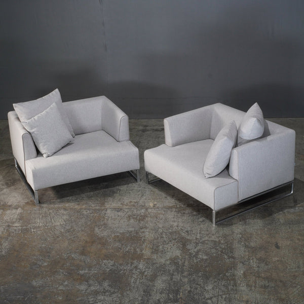 B&B Italia Solo Grey Armchair @ REHAUS