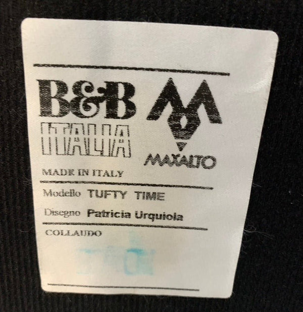 B&B Italia Tufty Time L - Shape Sofa - In Brown Leather @ REHAUS