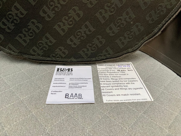 B&B Italia Tulip Armchair - In Dark Brown Gamma Leather @ REHAUS