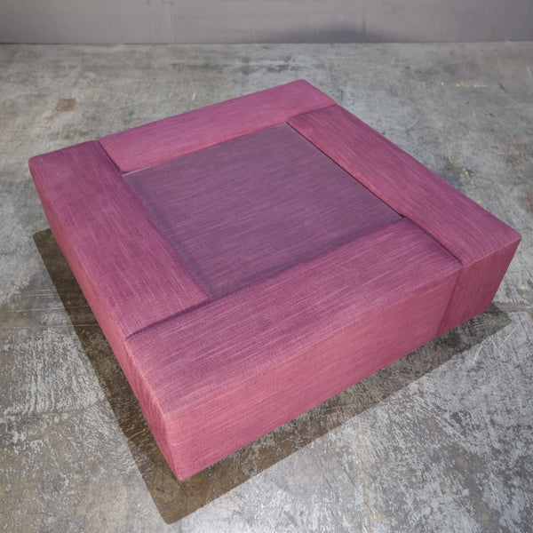 Bespoke Purple Coffee Table with Glass Centerpiece @ REHAUS