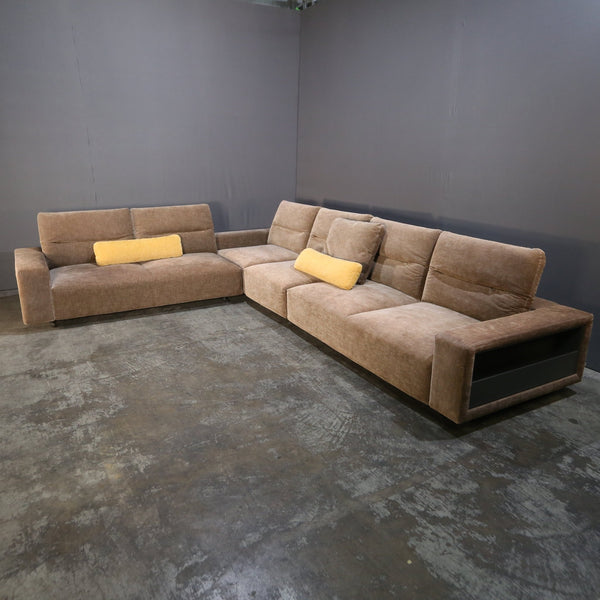 BoConcept Large Modular Sofa with Adjustable Back and Storage Sections @ REHAUS