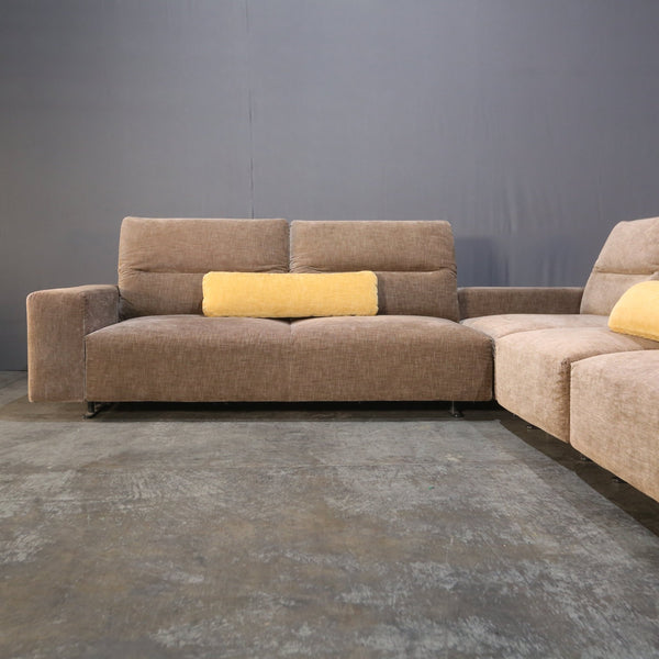 BoConcept Large Modular Sofa with Adjustable Back and Storage Sections @ REHAUS