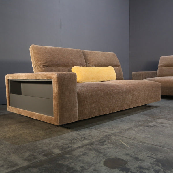BoConcept Large Modular Sofa with Adjustable Back and Storage Sections @ REHAUS