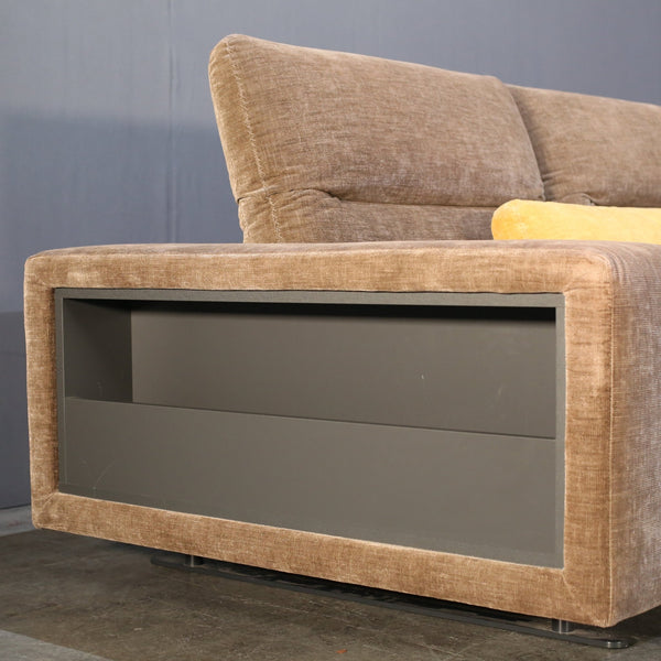 BoConcept Large Modular Sofa with Adjustable Back and Storage Sections @ REHAUS