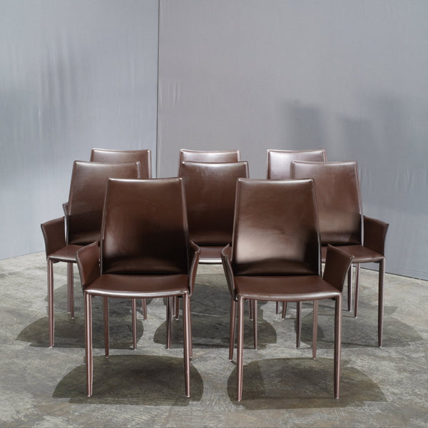 Bontempi Casa Linda Leather Chair by Daniele Molteni - REHAUS - Bontempi Casa