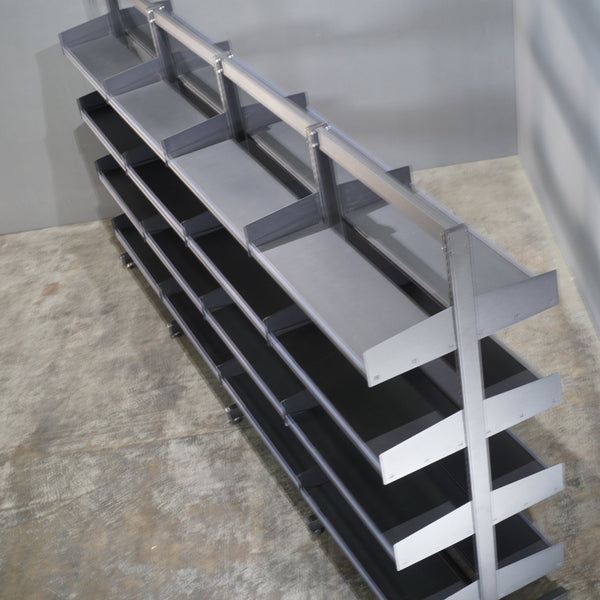 Cantilever Double Sided Shelving Unit @ REHAUS