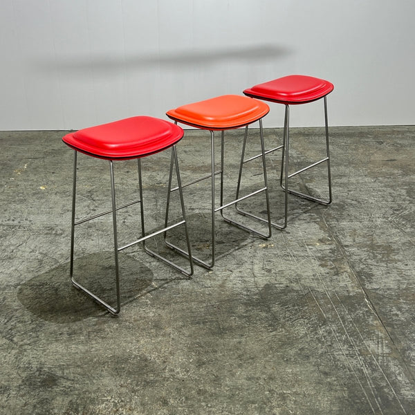 Cappellini Orange Hi Pad Bar Stool by Jasper Morrison @ REHAUS