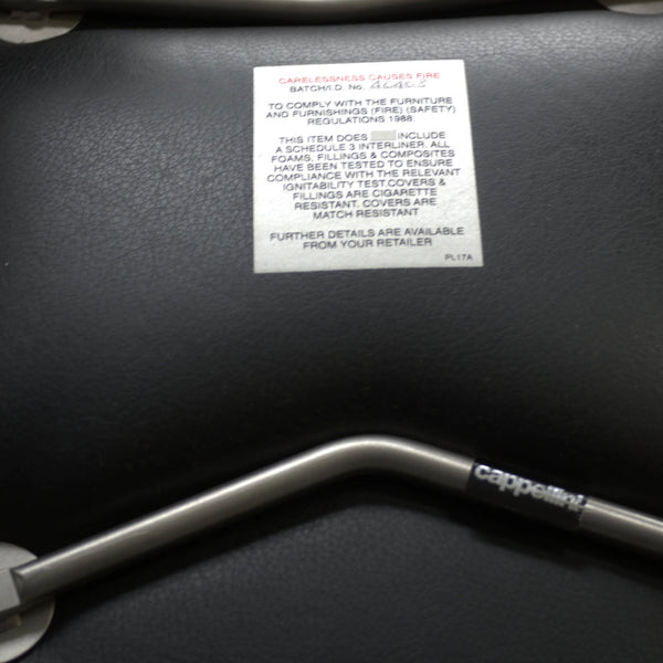 Cappellini Stackable Tate Chair in Black by Jasper Morrison - REHAUS - Cappellini