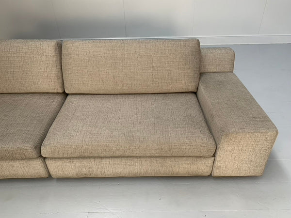 Cassina 235 - 238 Mister 4 - Seat Sofa - In Natural Linen Fabric @ REHAUS