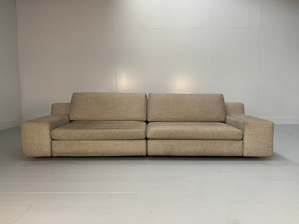 Cassina 235 - 238 Mister 4 - Seat Sofa - In Natural Linen Fabric @ REHAUS