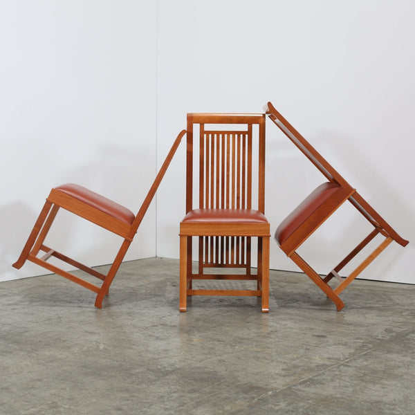 Cassina 614 Coonley 2 Chairs by Frank Lloyd Wright, Set of Six @ REHAUS