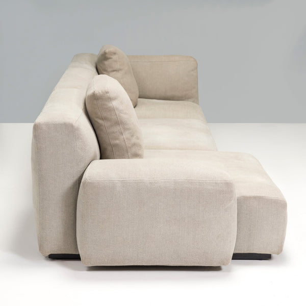 Cassina by Piero Lissoni Grey Mex Cube Sectional Corner Sofa - REHAUS - Piero Lissoni