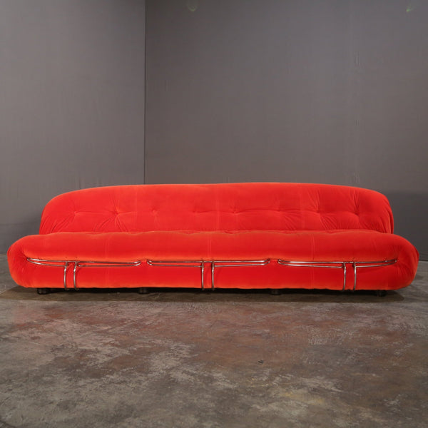 Cassina Soriana Three Seater Sofa and Ottoman by Afra & Tobia Scarpa @ REHAUS